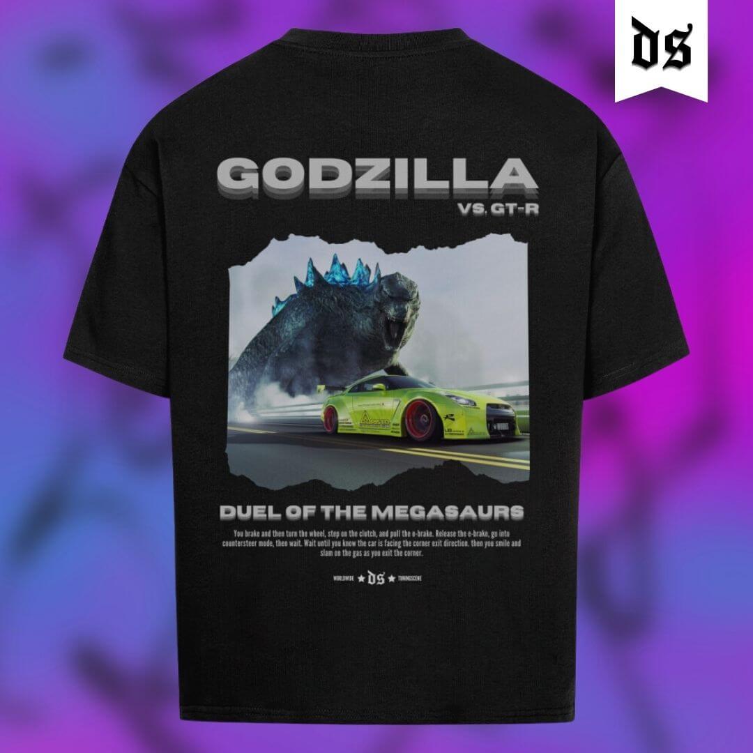 GODZILLA VS GT-R | OVERSIZED - BACKPRINT