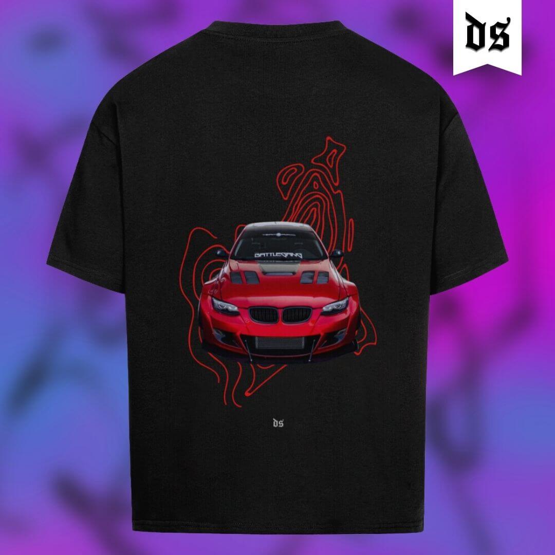 BMW LINE RED | OVERSIZED - BACKPRINT