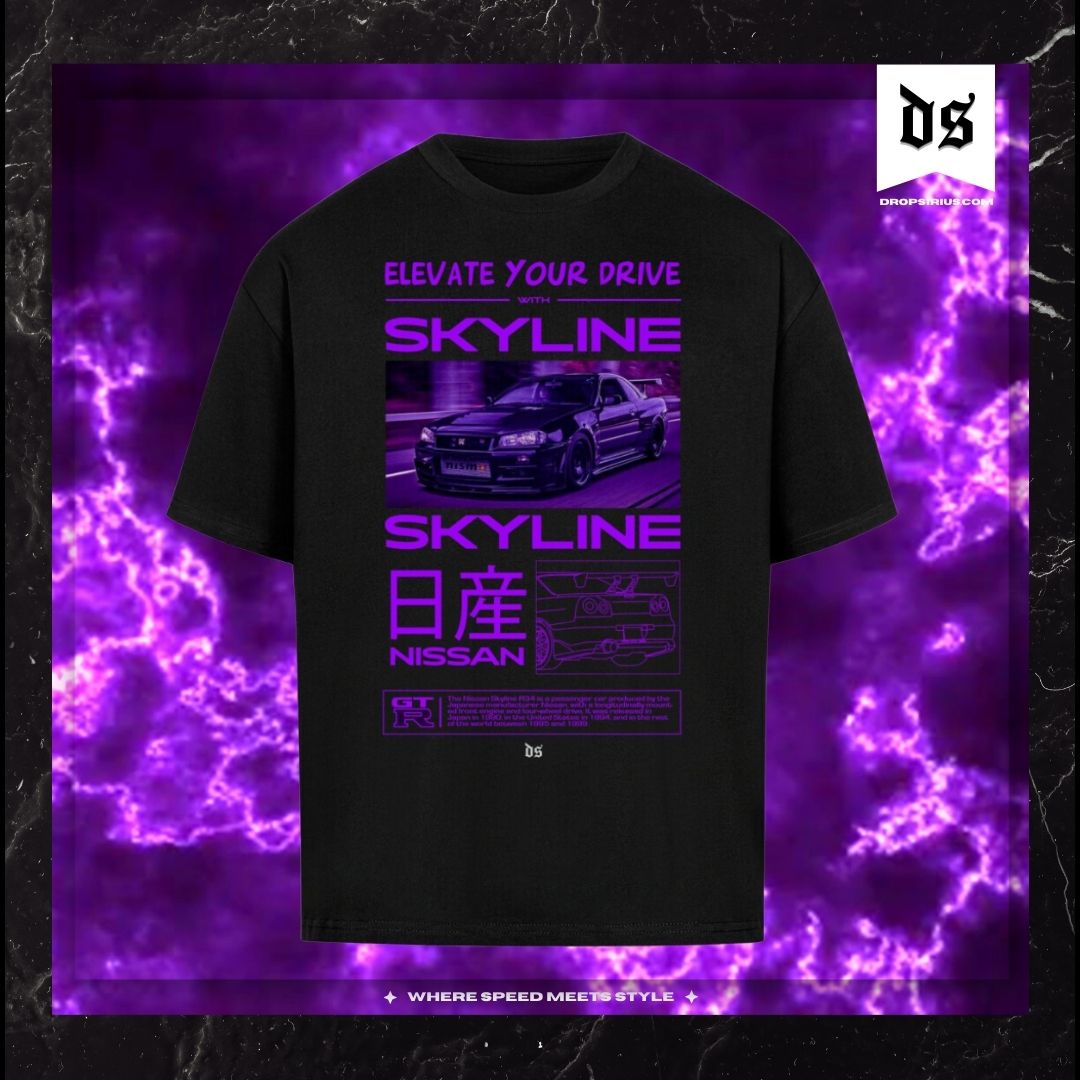 Elevate Your Drive Skyline T-Shirt – Fühl den Power Drive