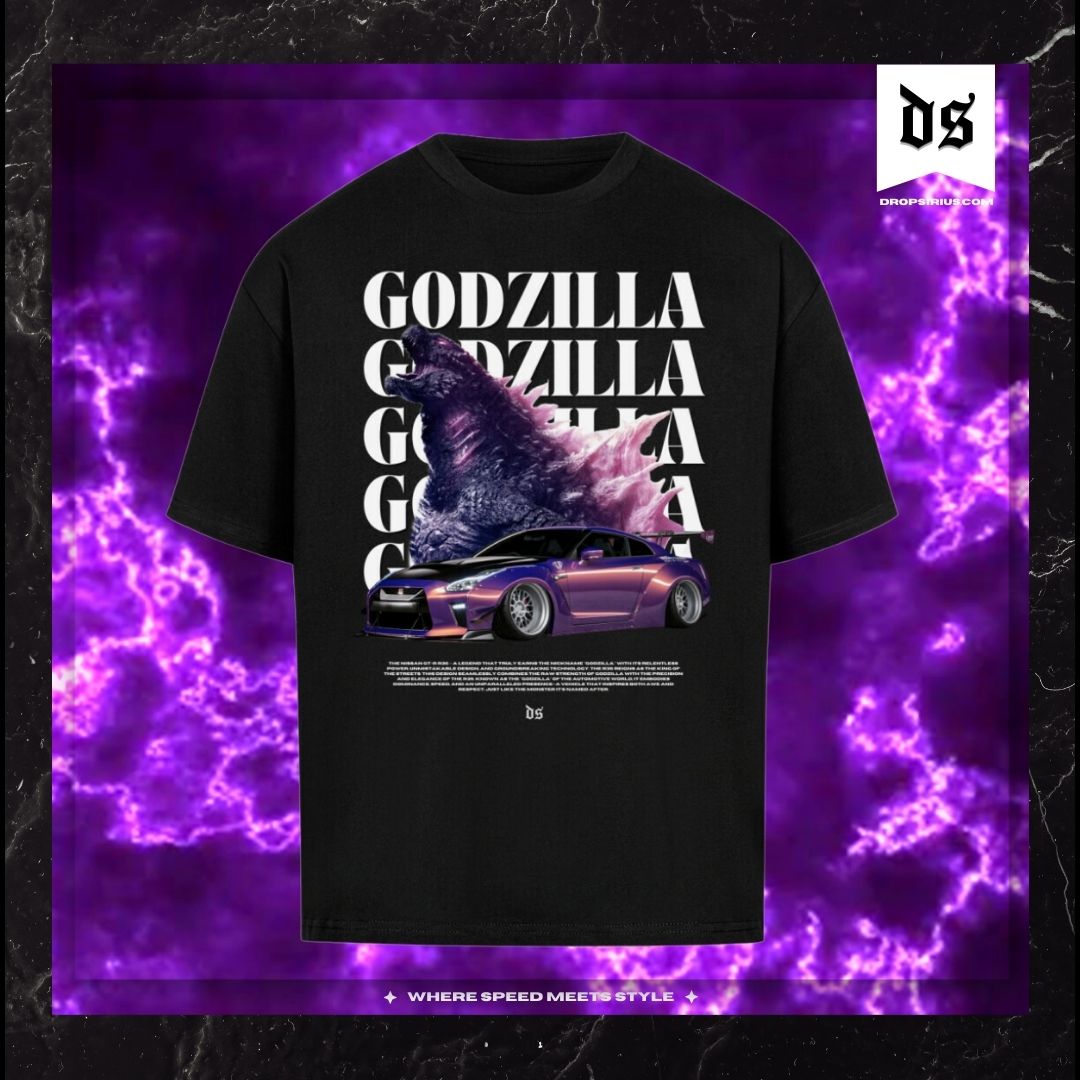 Godzilla GT-R T-Shirt – Für wahre Giganten der Straße