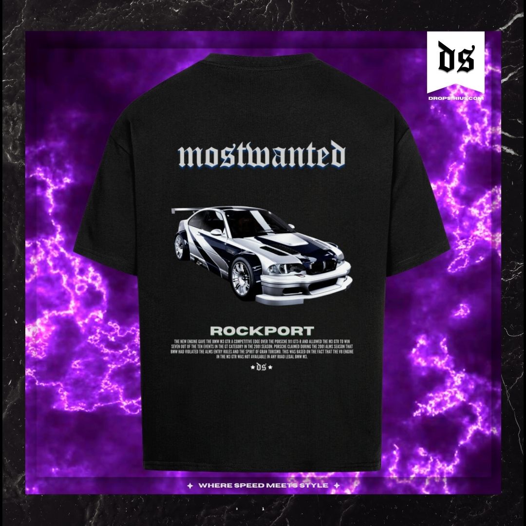 Mostwanted Rockport T-Shirt – Oversized Racing Backprint