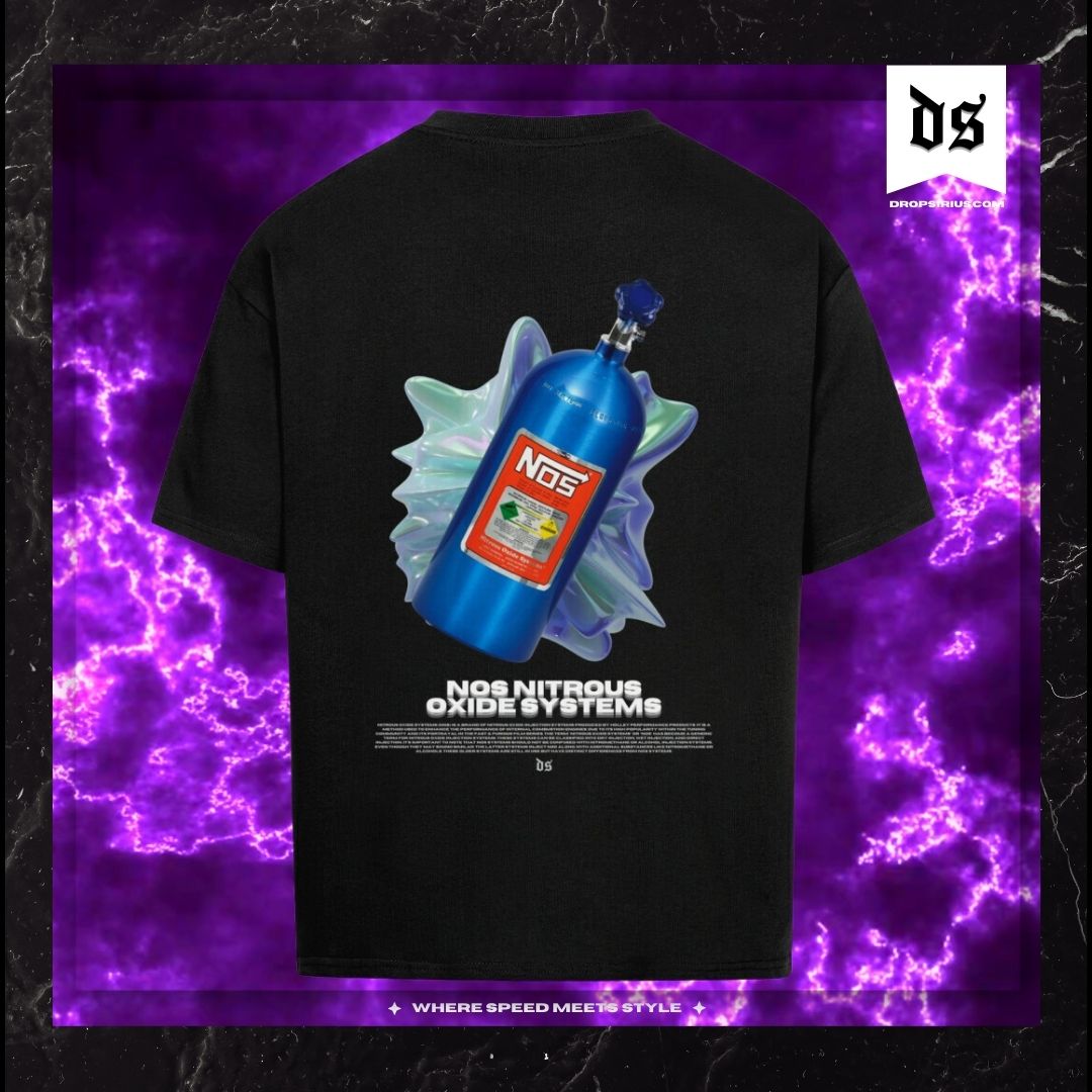 NOS Nitrous Oxide Oversized Backprint - Tuning
