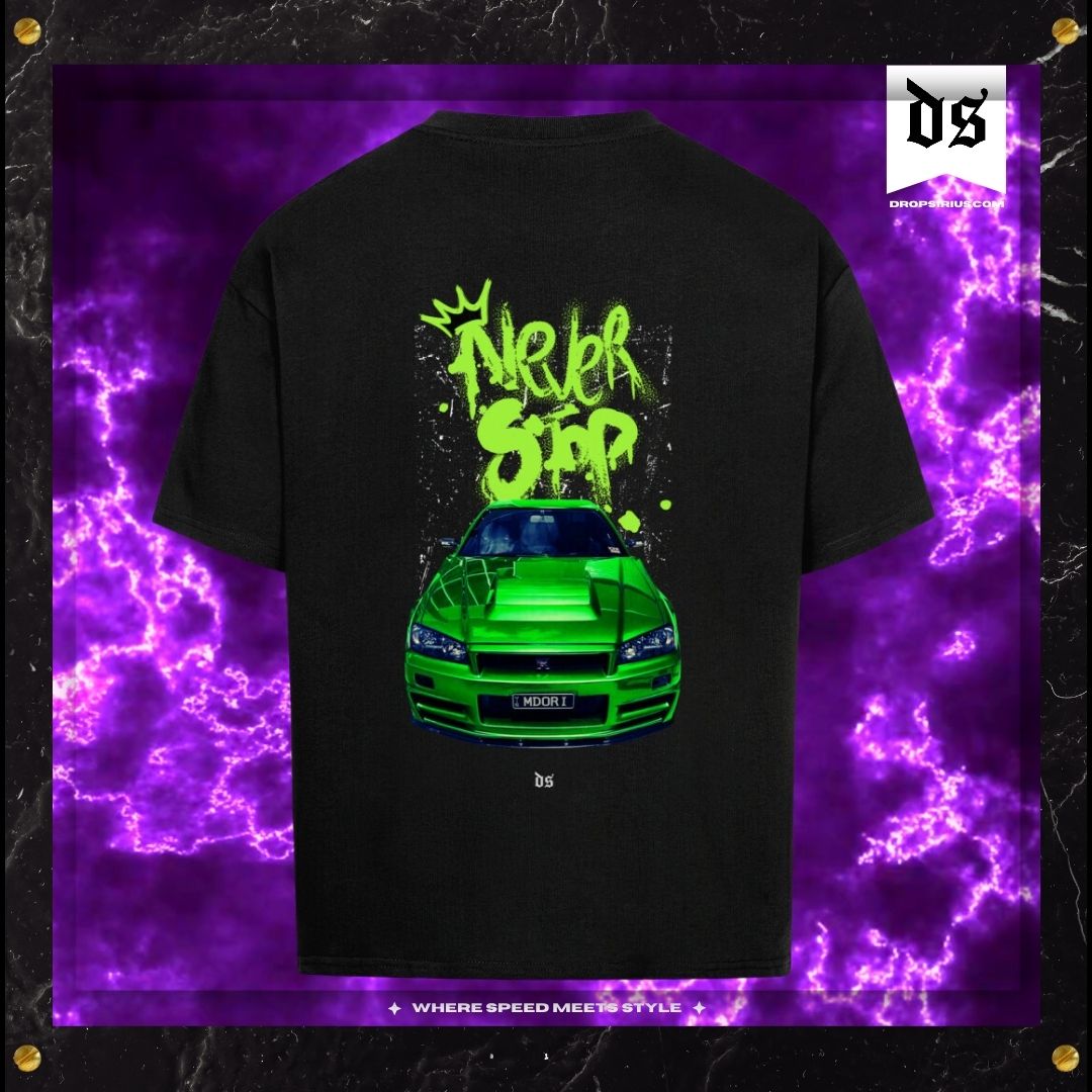 NERVER STOP R34 | BACKPRINT